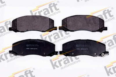 KRAFT AUTOMOTIVE 6001674 -  Комплект тормозных колодок, дисковый тормоз